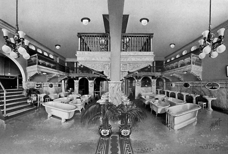 picture of Philadelphia showroom in 1880's