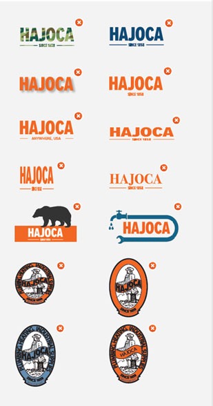 Hajoca logo incorrect usage examples