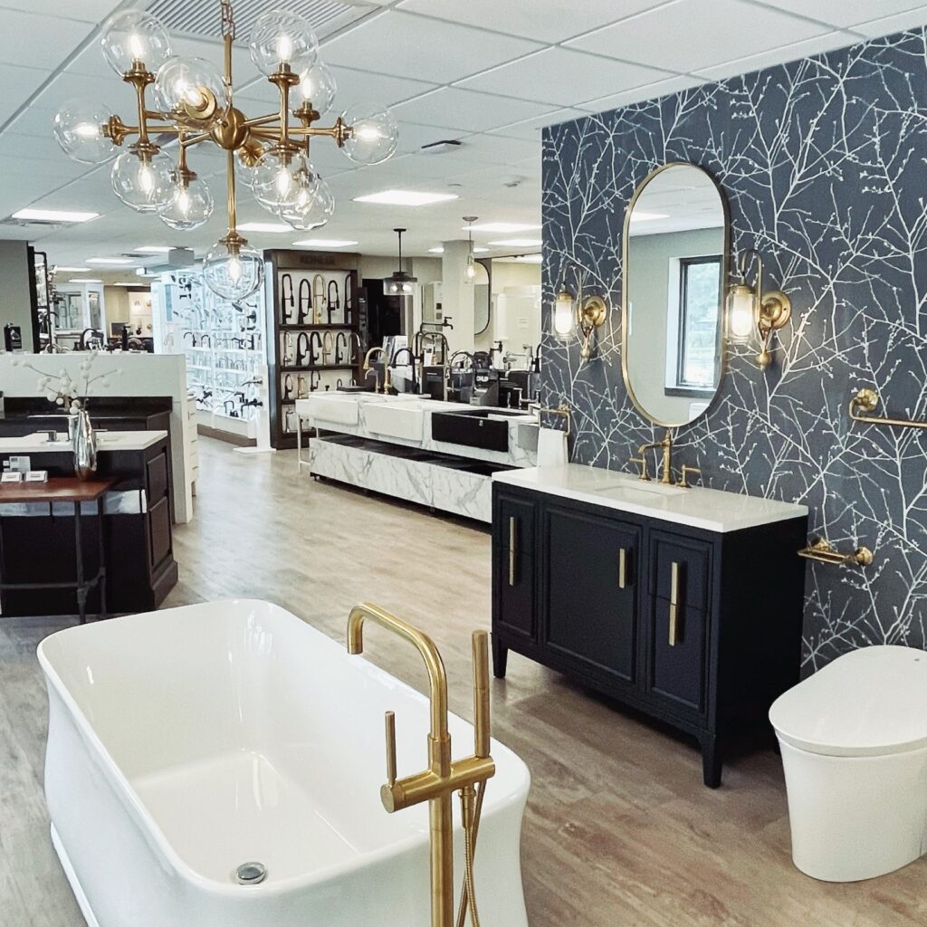showroom with bath and sink
